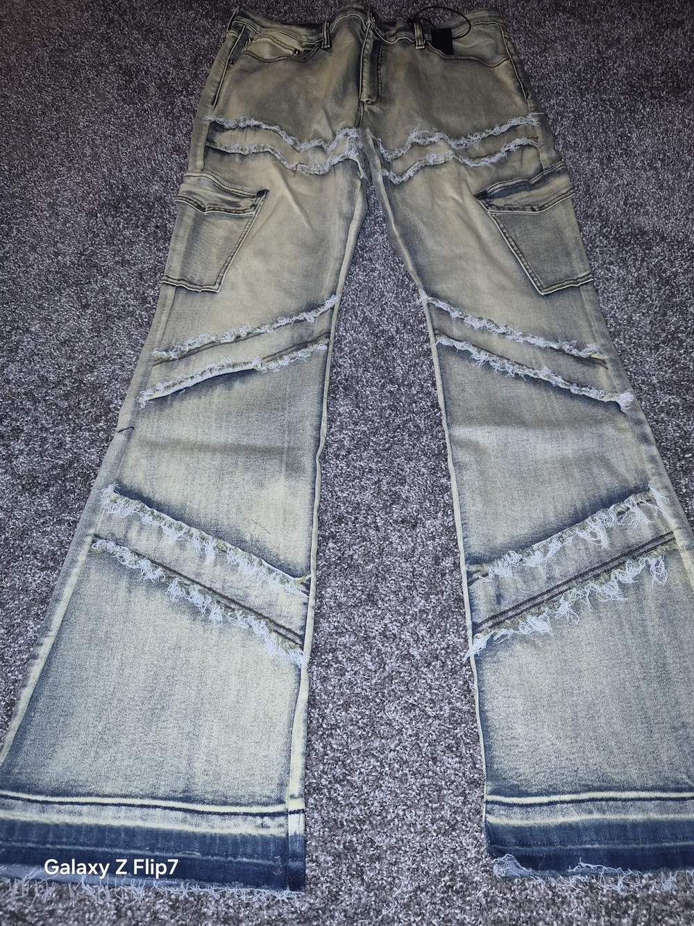 The Normal Brand Men's Light Blue Distressed Straight Jeans